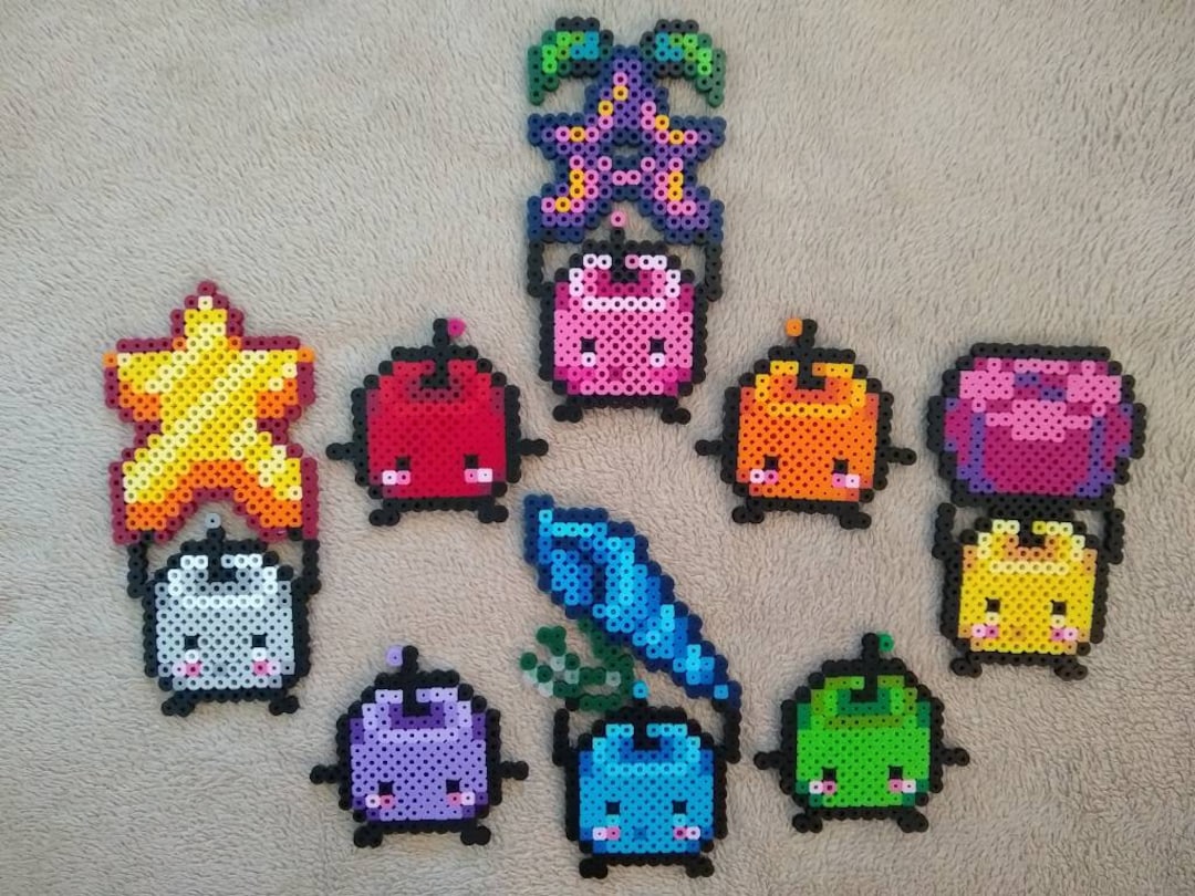 Junimos // Stardew Valley // Perler Bead Art Etsy UK