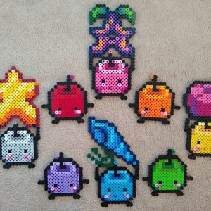 Junimos // Stardew Valley // Perler Bead Art