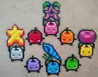 Junimos // Stardew Valley // Perler Bead Art