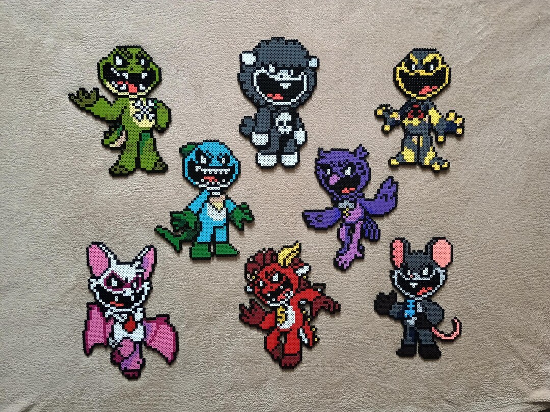 Nightmare Critters Poppy Playtime Perler Bead Art Etsy UK Nightmare Critters Poppy Playtime Perler Bead Art Etsy UK