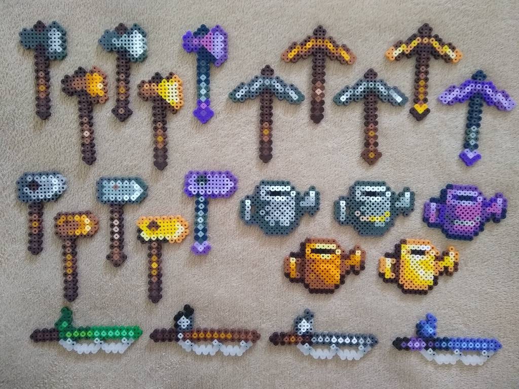 Stardew Valley Perler Bead Set Iron Beads Hama Beads Stardew Valley Video  Game Beads 