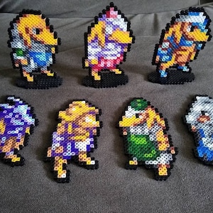 Bangaa - All jobs // Final Fantasy Tactics Advance // Perler Bead Art // Standing Perler Bead Art