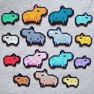 Capybaras // Fields Of Mistria // Perler Bead Art