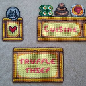 Custom Stardew Valley Sign // Streamer, Username, Farm Name, Home Decor // Perler Bead Art