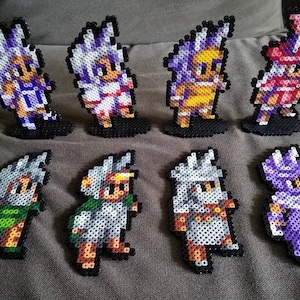 Viera - All Jobs // Final Fantasy Tactics Advance // Perler Bead Art // Standing Perler Bead Art