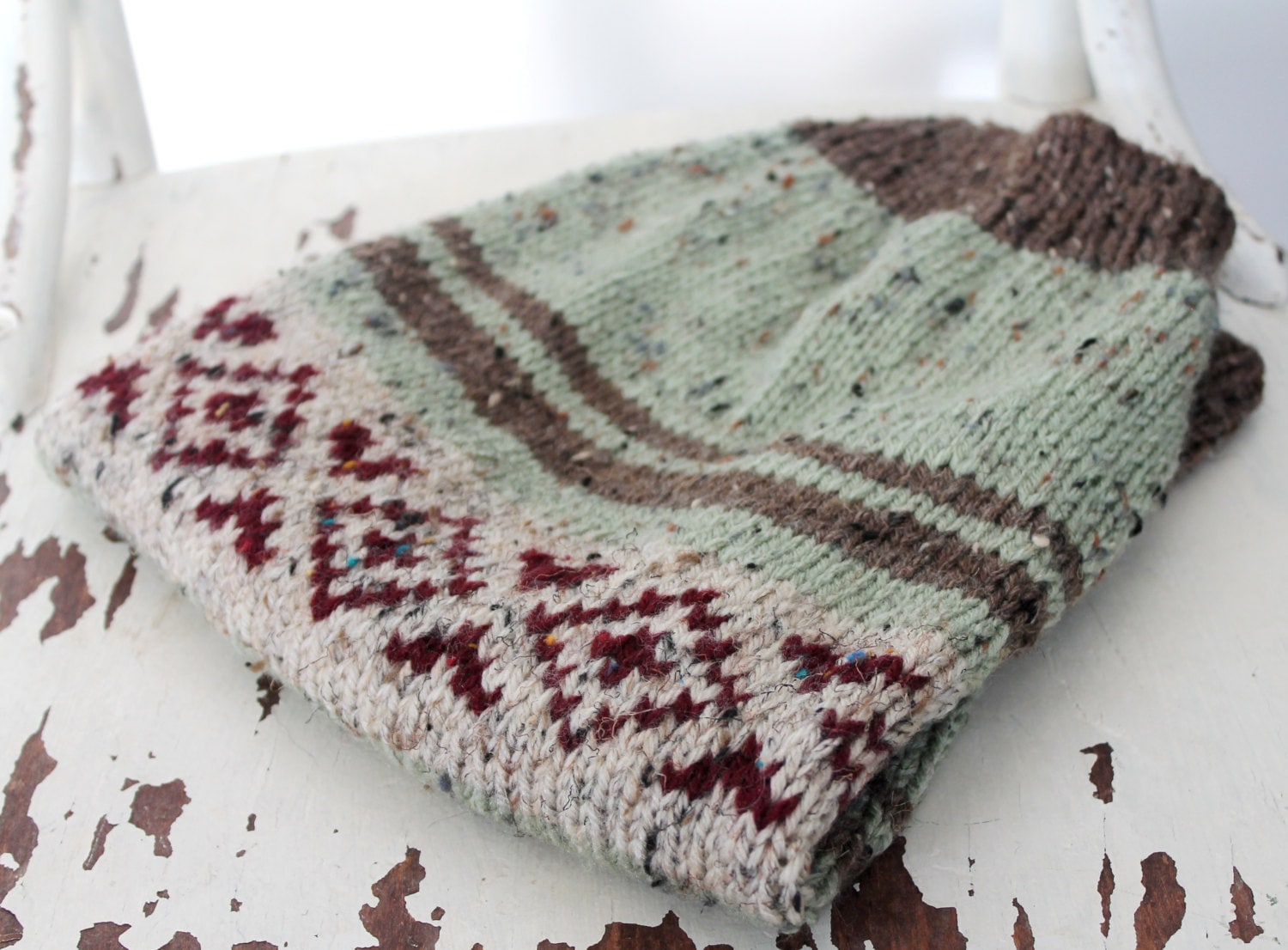 Tweed Classic Look Dog Sweater Handknit Dog Clothing 3Sizes Etsy