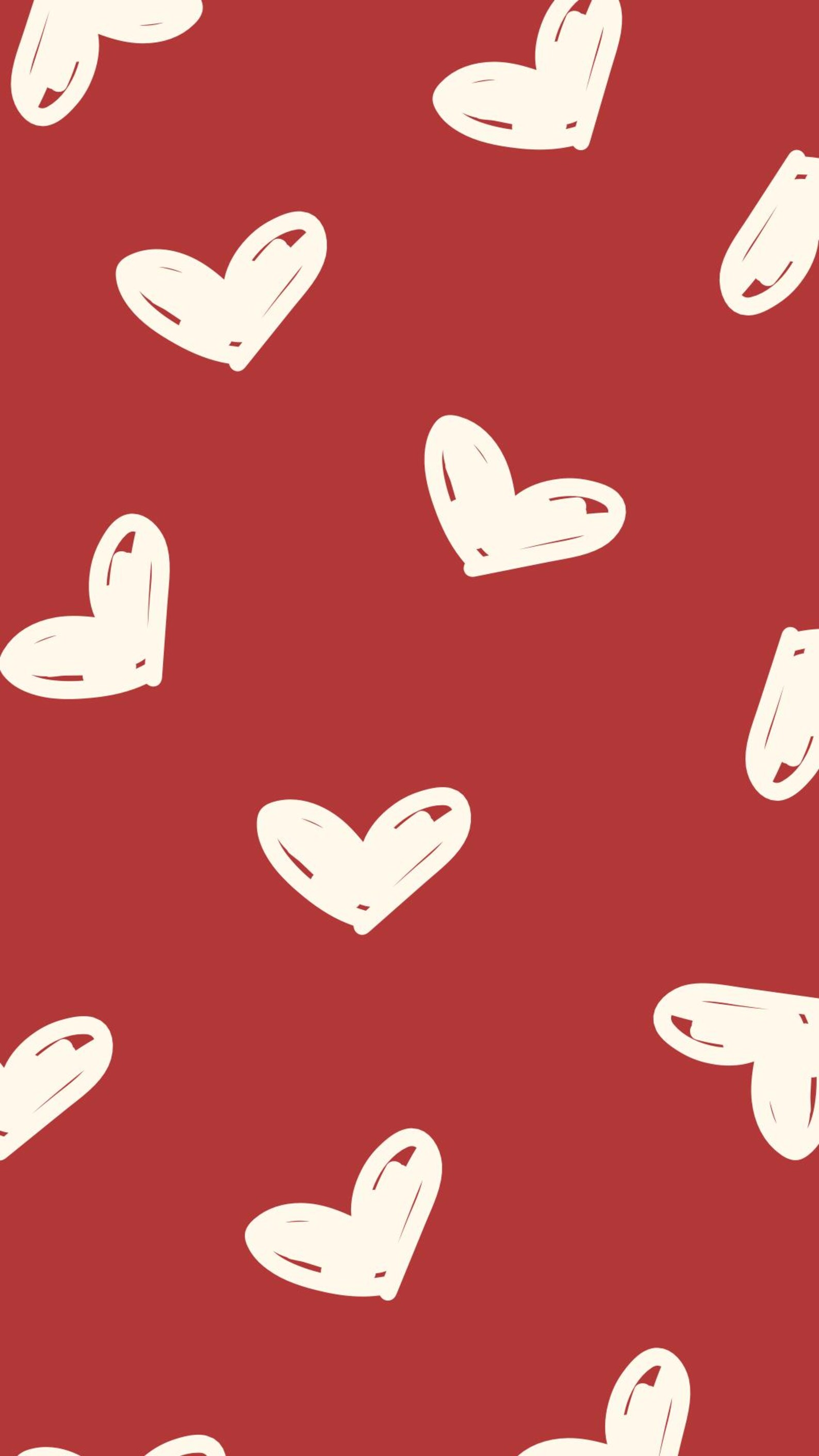 Valentine Heart Phone Wallpaper Digital Download | Minimalist Heart