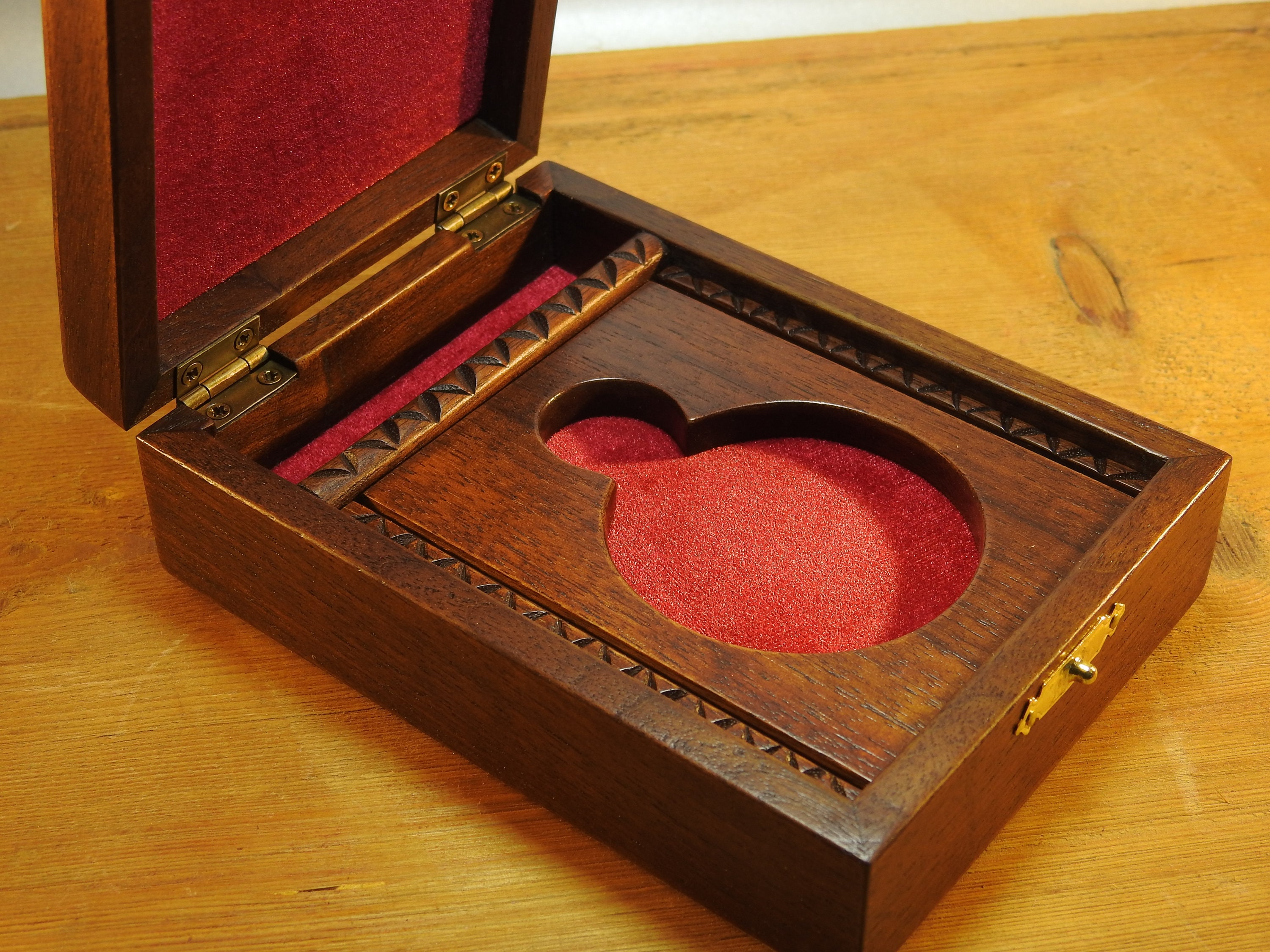 ベッコウセット　アンティーク　箱付き Pocket Watch Box , Wooden Hand Made ,antıque Style - Etsy