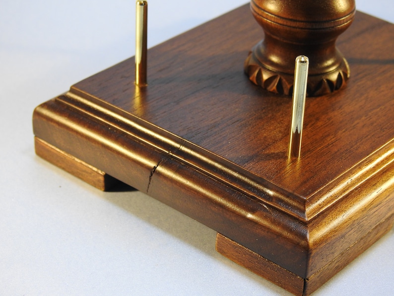 Sewing reel Holder/stand Wıth Pincushion 2 Piece Wooden Etsy