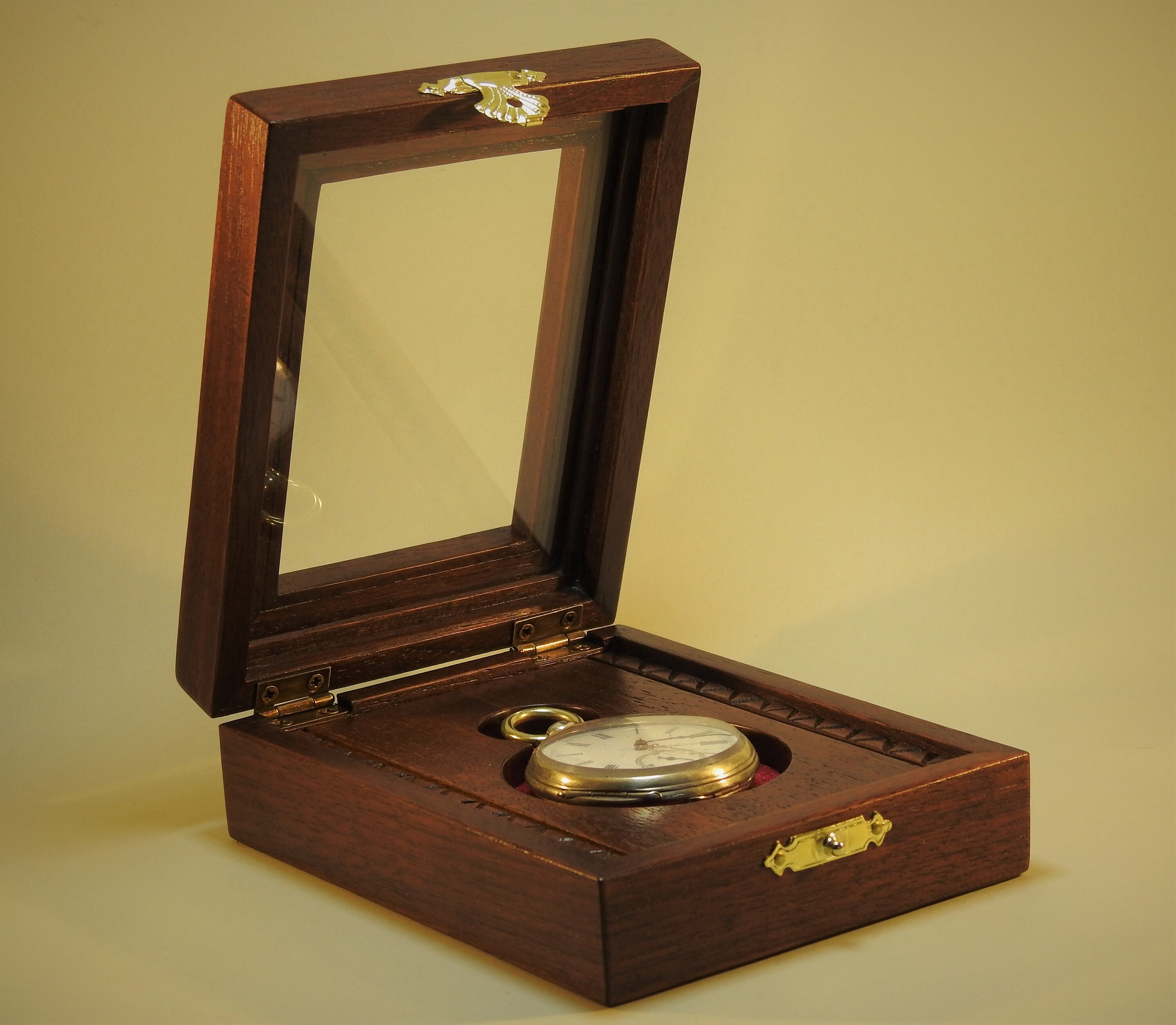 Pocket Watch Box wood Hand MadeAntıque style Etsy