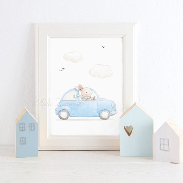 Car Nursery Art Etsy Australia