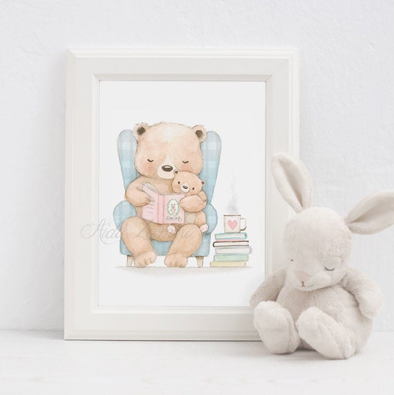 Lámina infantil CUENTO de BUENAS NOCHES Cuadros de osos osos - Etsy España Lámina infantil CUENTO de BUENAS NOCHES Cuadros de osos osos - Etsy España