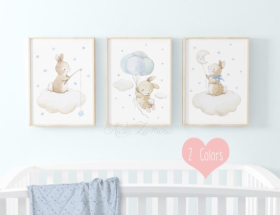 nursery bunny wall art