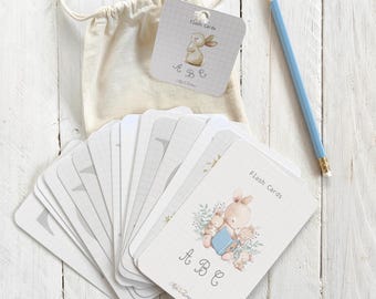 ANIMAL ALPHABET learning flash CARDS, Learning Resource, Animal Cards For Kids, Flashcards Alphabet, Homeschooling, Montessori