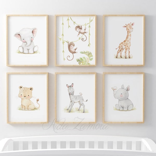 Zoo Animal Nursery Etsy