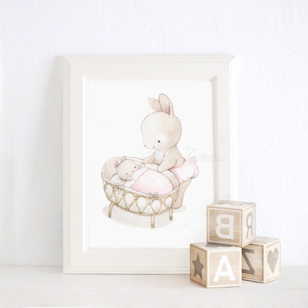 Cute Nursery Print "my BABY Sleep" Whimsical Print, Nursery Wall Art ...