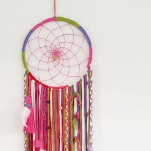 Colorful Bohemian Dreamcatcher for Eclectic Nursery or Bedroom Gift