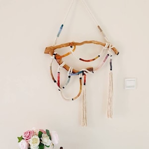 Rustic Macrame Rope Knot Wall Art: Bohemian Decor
