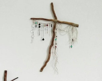 Rustic wall cross, ethnic decor home