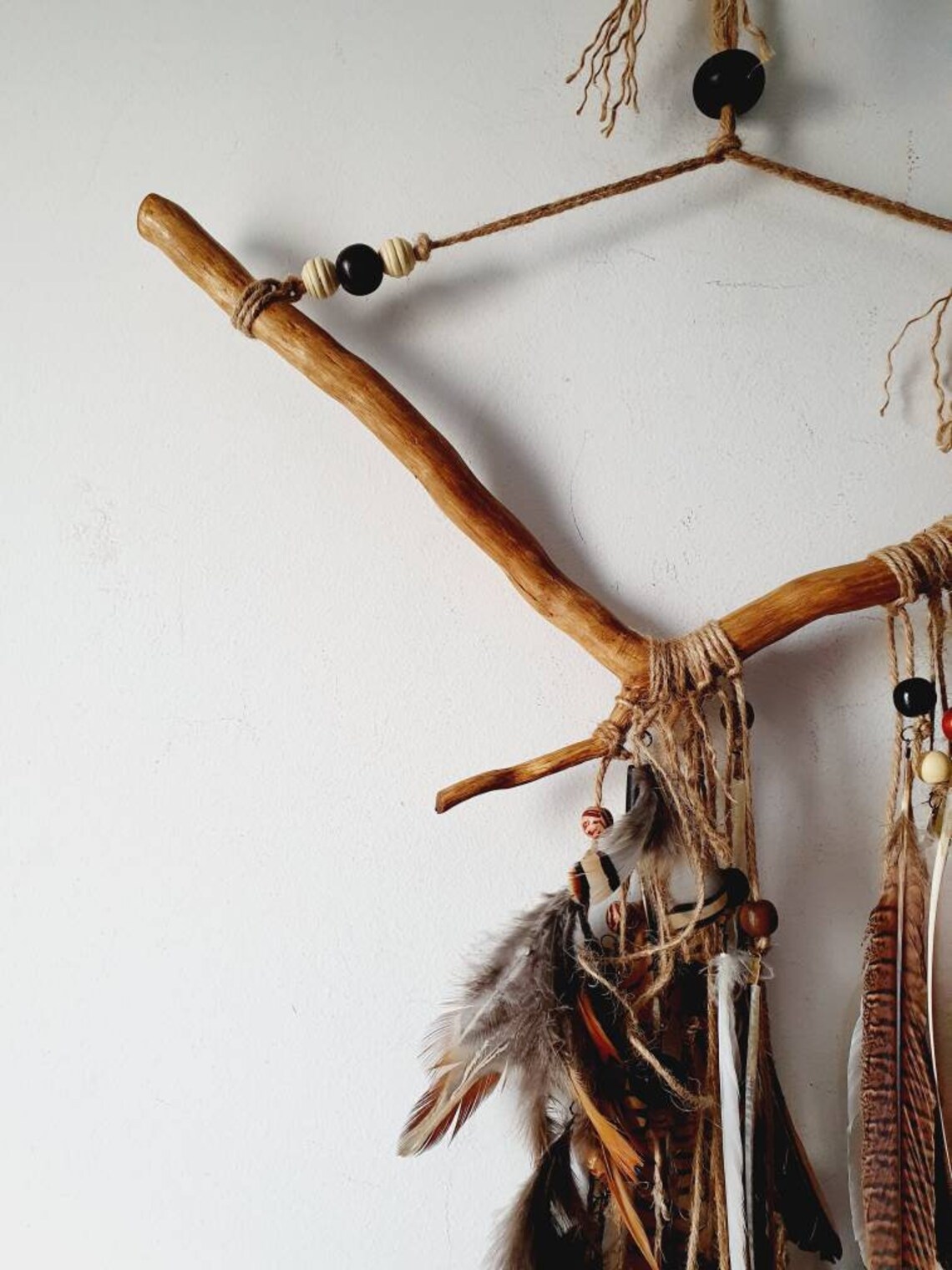 Native American Style Woodland Feather Wall Art Tribal - Etsy