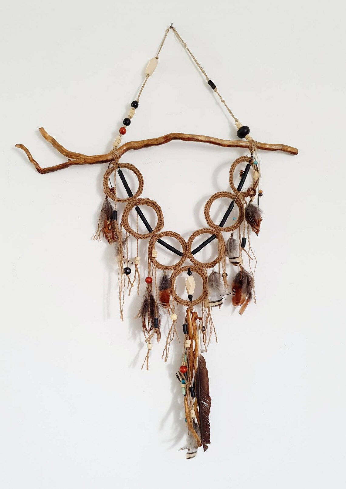 Wall Decor Natural Boho Decor Tribal Style Native Americans - Etsy