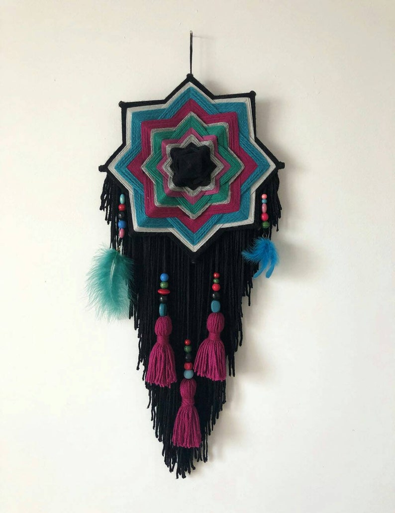 Bohemian decor boho tapestry dream catcher Etsy