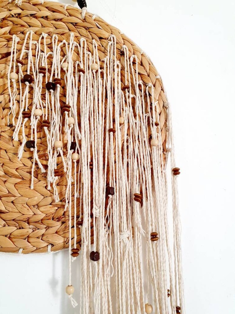 Bohemian wall decor Boho wall tapestry rope wall art boho Etsy