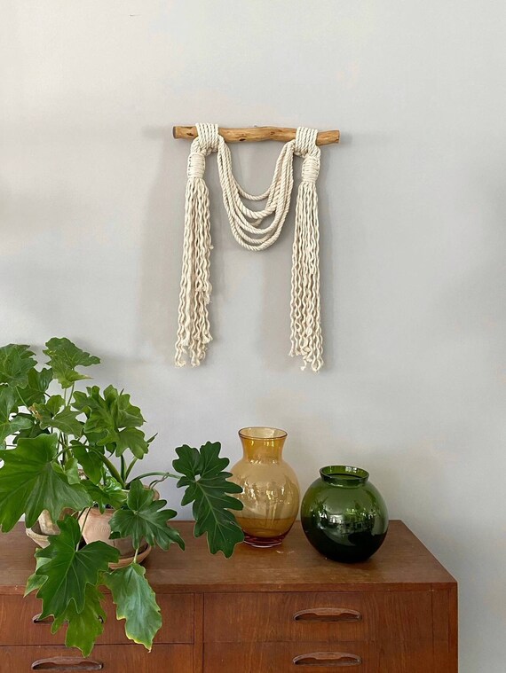 Contemporary Modern Rope Wall Art Boho Wall Decor Coastal Etsy