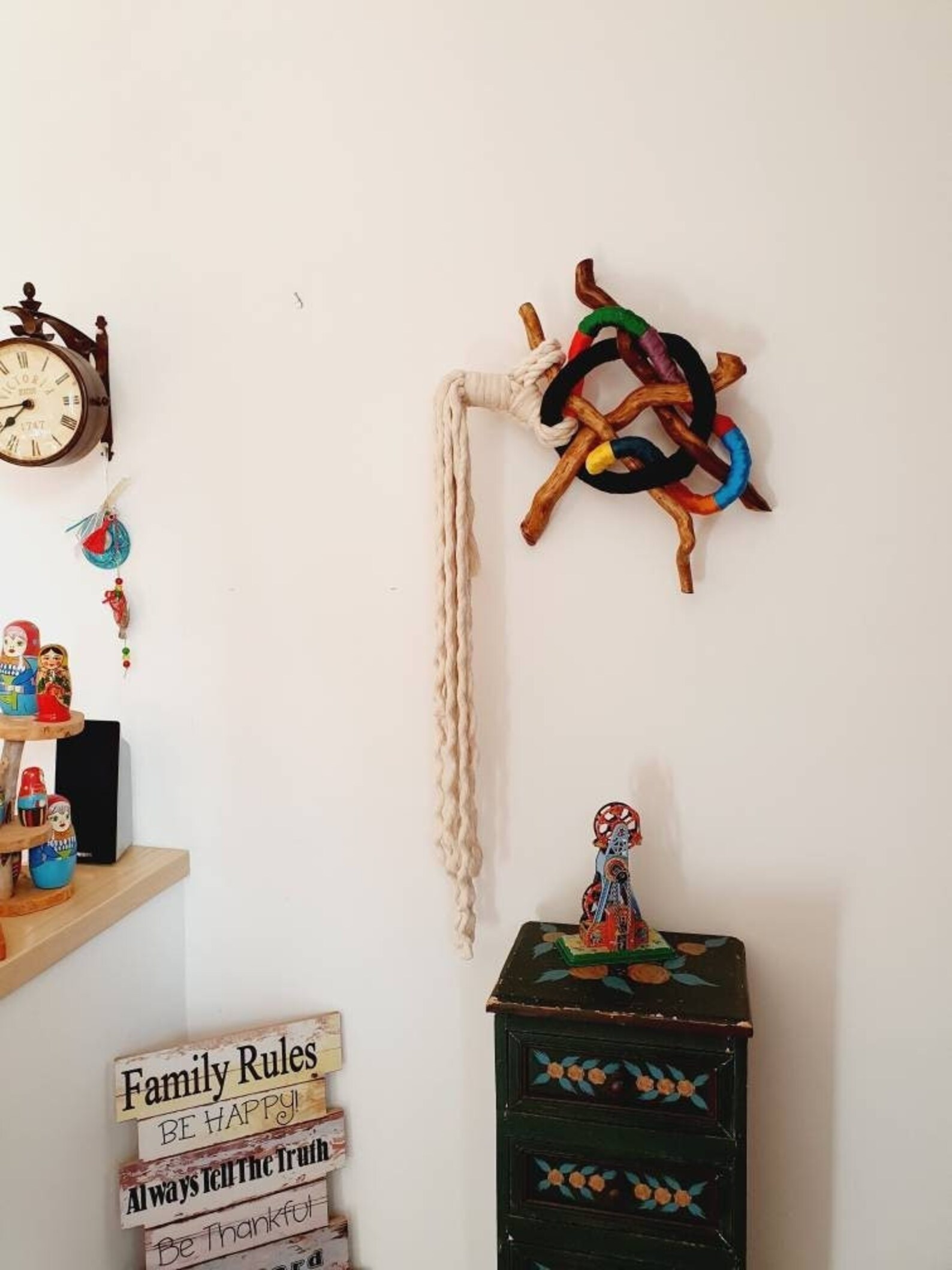 Rope Wall Decor Wood Abstract Wall Sculpture Textured Wall Etsy