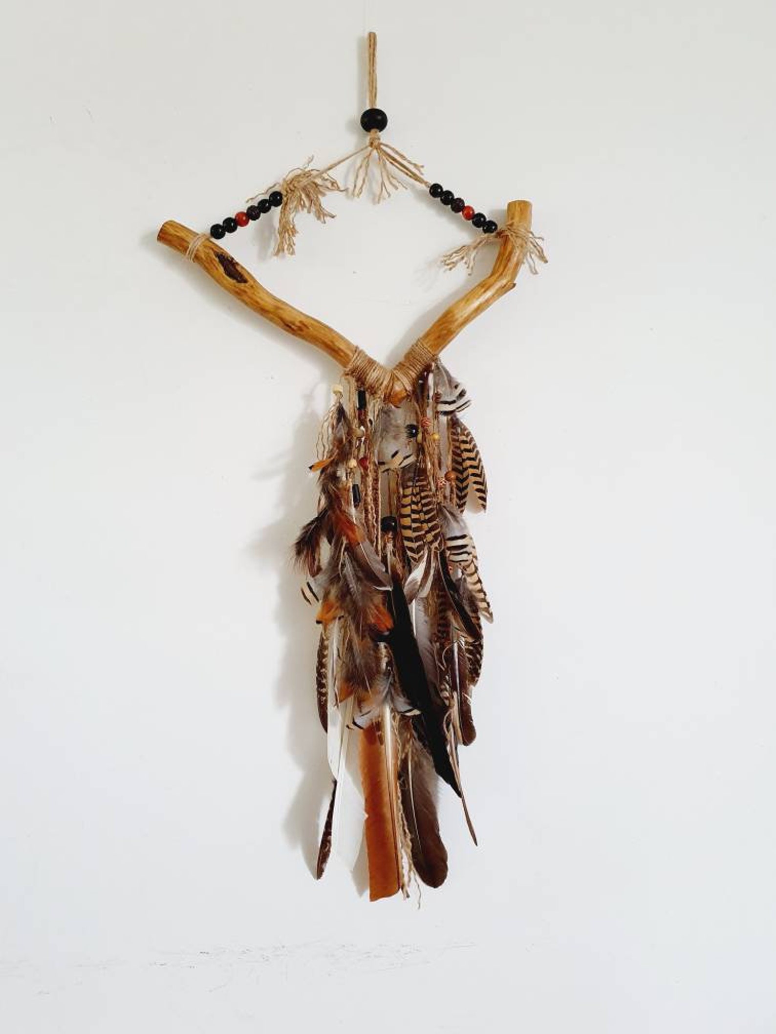 Native American Style Woodland Feather Wall Art Tribal - Etsy