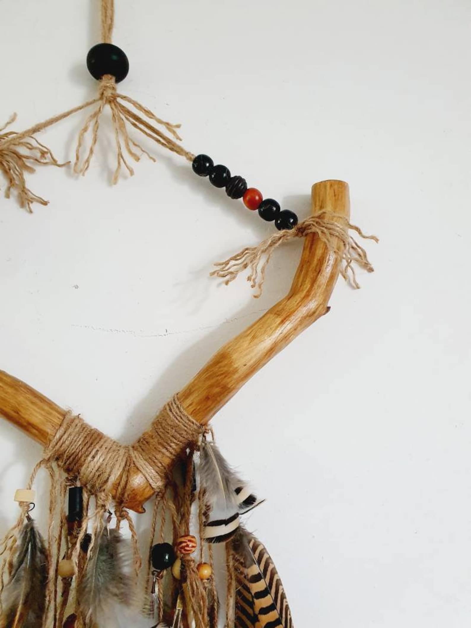 Native American Style Woodland Feather Wall Art Tribal - Etsy