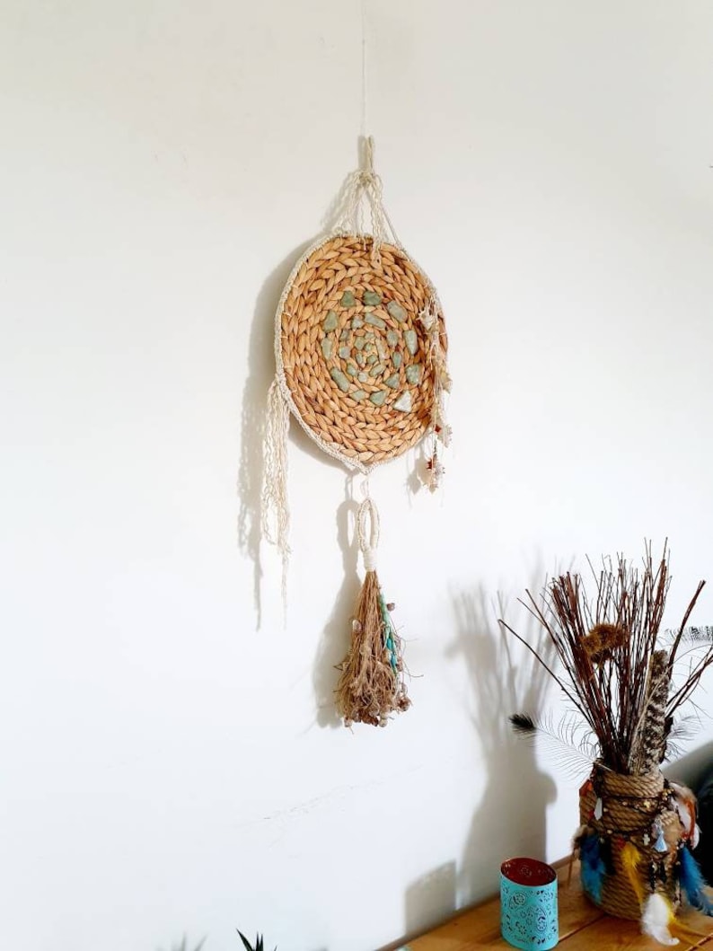 Neutral boho coastal wall decor beach theme seashells Etsy