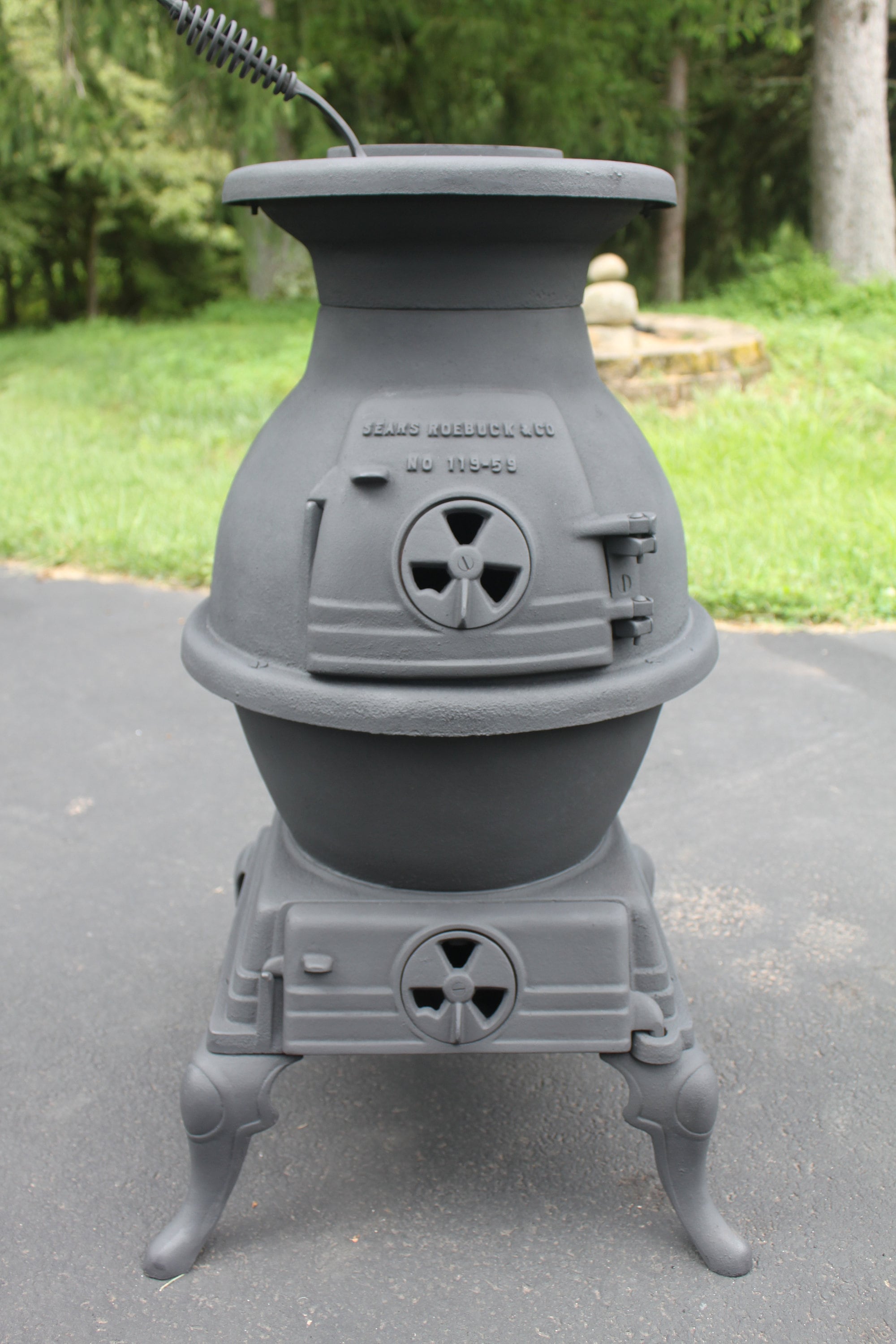 Sears Roebuck u0026 Co. Pot Belly Stove No. 119-59 Reduced - Etsy
