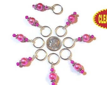 Snag Free Large Stitch Markers with Lead Marker (Set of) (E0056)