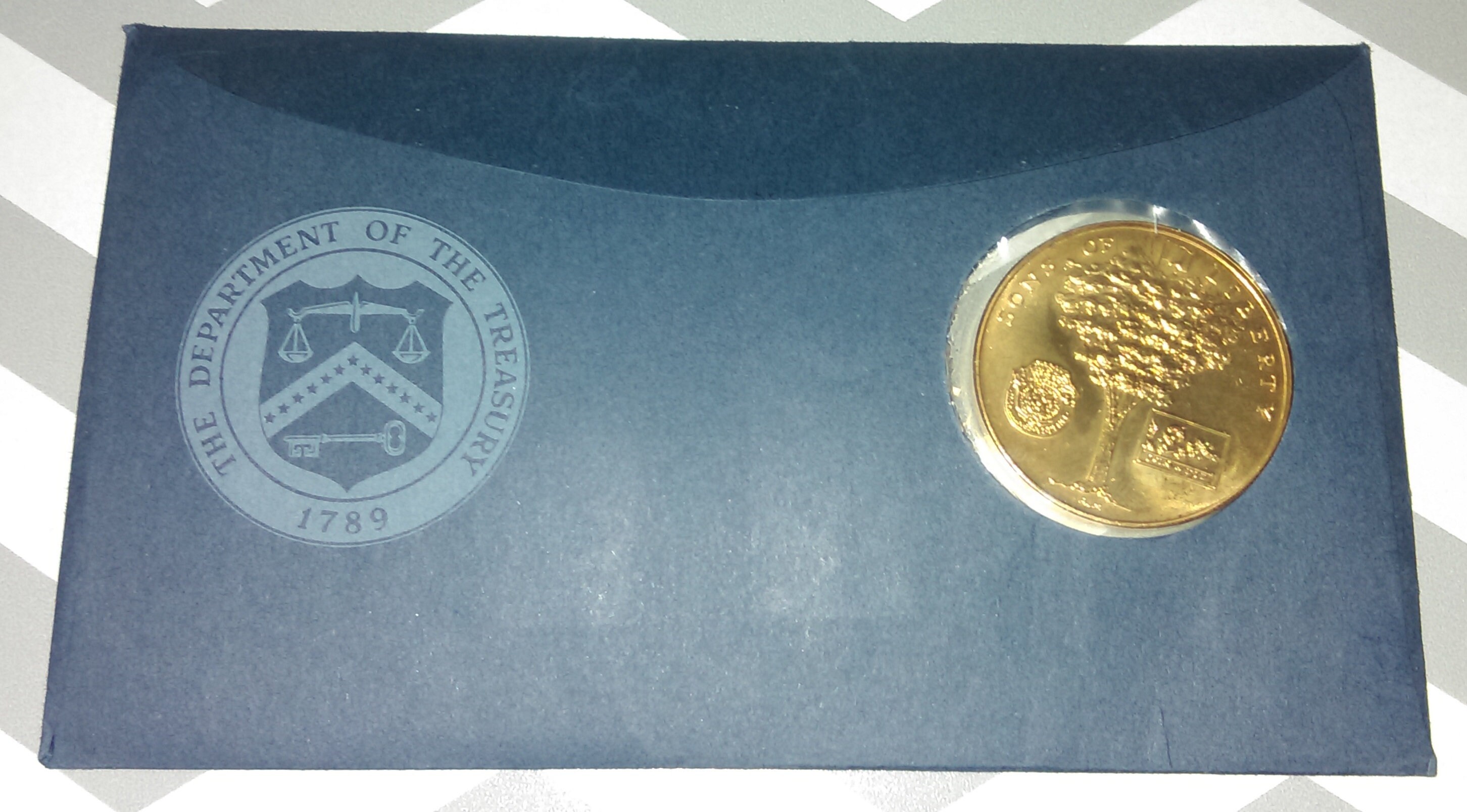 1972 Gold Plated American Revolution Bicentennial Commemorative 