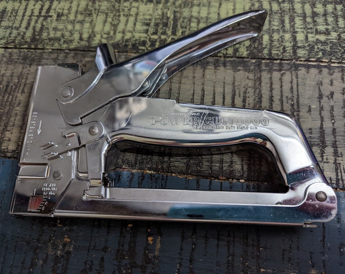 Vintage Swingline Power Gun 1000 Extra Heavy Duty Staple Gun circa