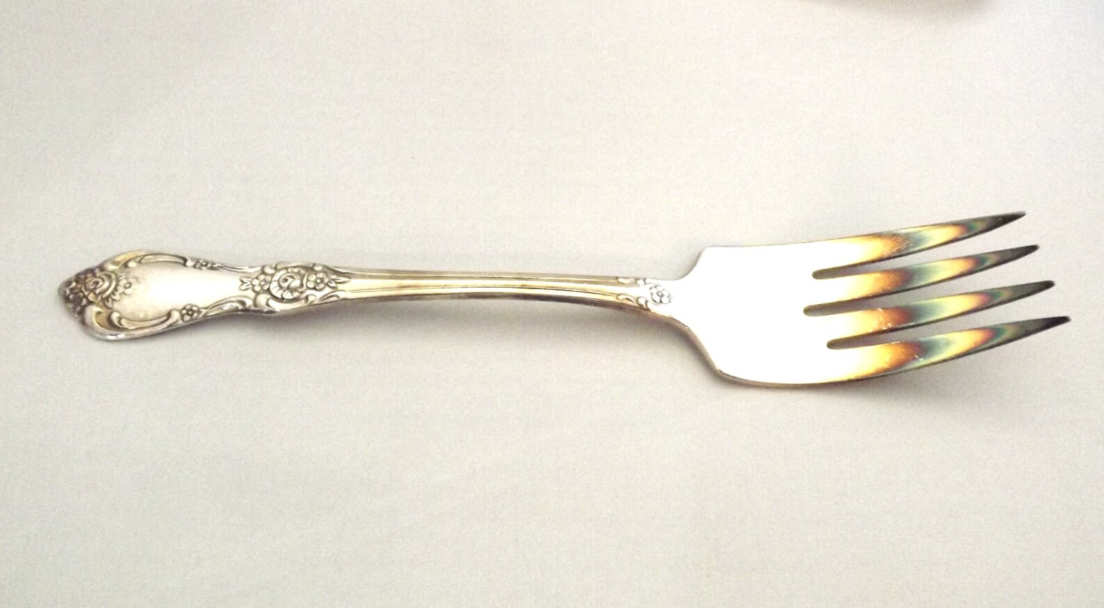 1960s Silverplate Cold Meat Serving Fork wm A Rogers/oneida Etsy