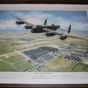 Michael Martchenko - The Ruhr Express - Lancaster - Bomber - Aviation Art