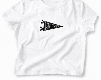 Go Knights Hand-Printed Baby Tee