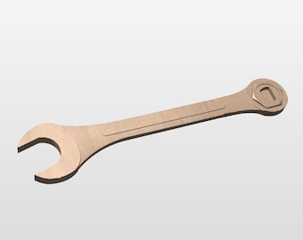 Combination wrench bottle opener - STL file