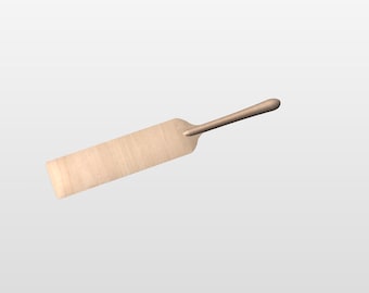 Spurtle STL file to make a spurtle using a CNC router.