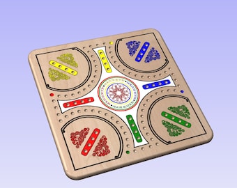 Aggravation Board Game Template - Multiple Formats
