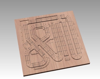 Battle Cribbage Board Template-Digital multiple formats