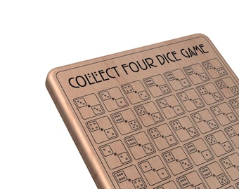 Collect Four - It's a dice game. Digital files- multiple formats