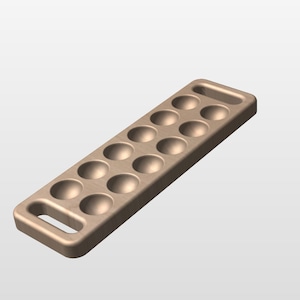 Digital files to create a wooden egg tray - CNC, SVG