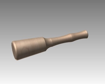 Chisel Mallet 3D STL Files: CNC Project (.crv file)