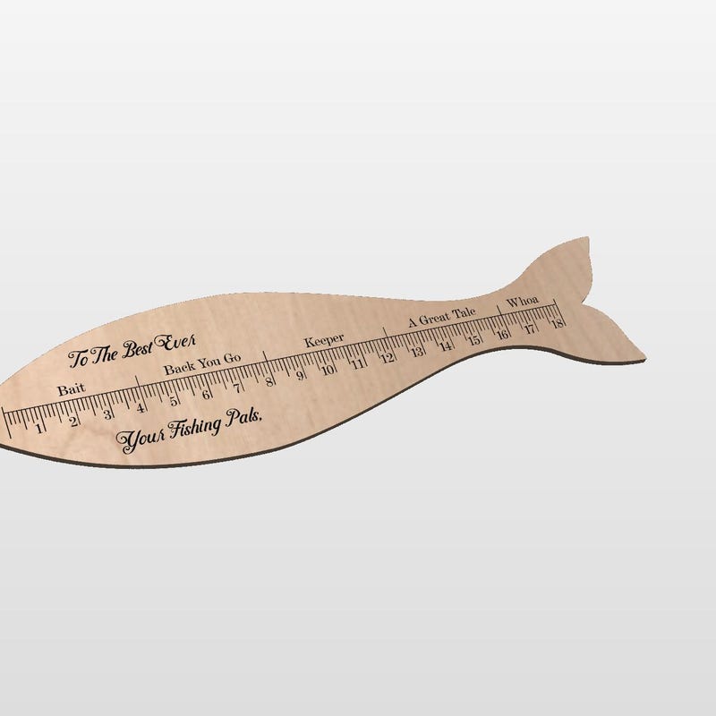 Fish Fish Ruler Graphic Fish Ruler Svg - Etsy