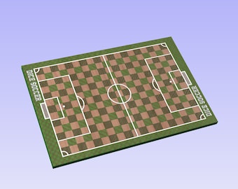 Dice Soccer Game Board  Template - Multple Formats