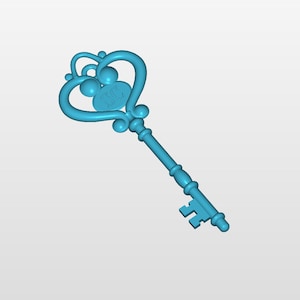 Peut inclure: Une clé ornée de couleur bleu clair avec une tête en forme de cœur et un design décoratif. La clé a un petit bouton rond sur le dessus de la tête et un petit bouton rond sur le dessous de la tête. La clé a un petit bouton rond sur le côté de la tête. La clé a un petit bouton rond sur le dessous du manche. La clé a un petit bouton rond sur le dessus du manche. La clé a un petit bouton rond sur le côté du manche. La clé a un petit bouton rond sur le dessous de l'arc. La clé a un petit bouton rond sur le dessus de l'arc. La clé a un petit bouton rond sur le côté de l'arc.