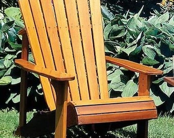 Muskoka Stuhl Vorlagen - Digitale Dateien in verschiedenen Formaten